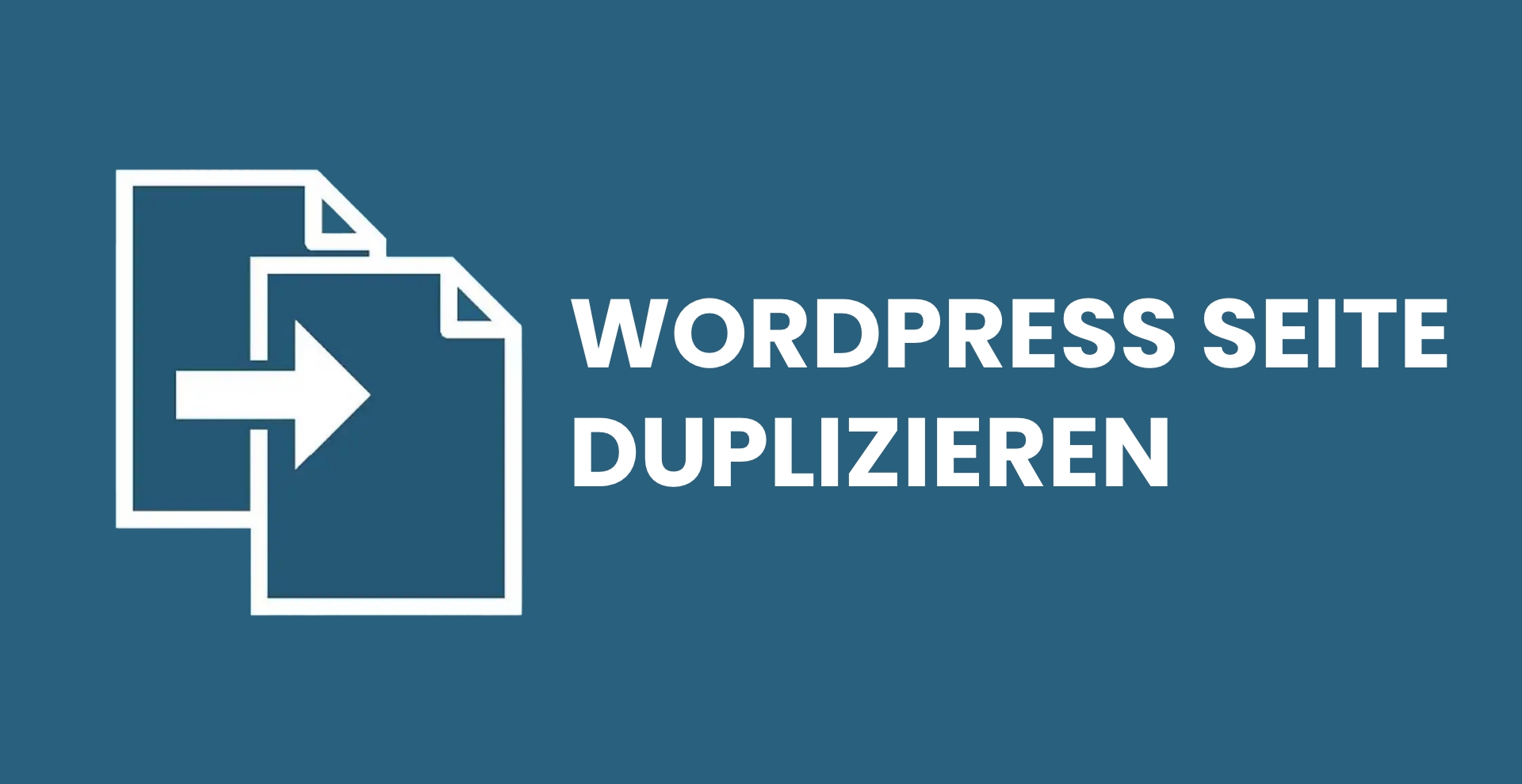 WordPress Seite duplizieren